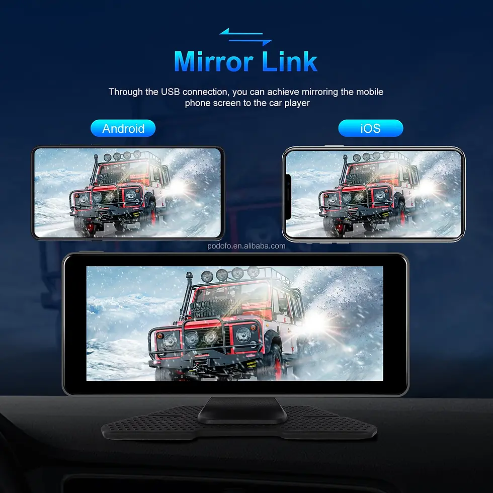Thumbnail: the LCD panel of 6.86" carplay