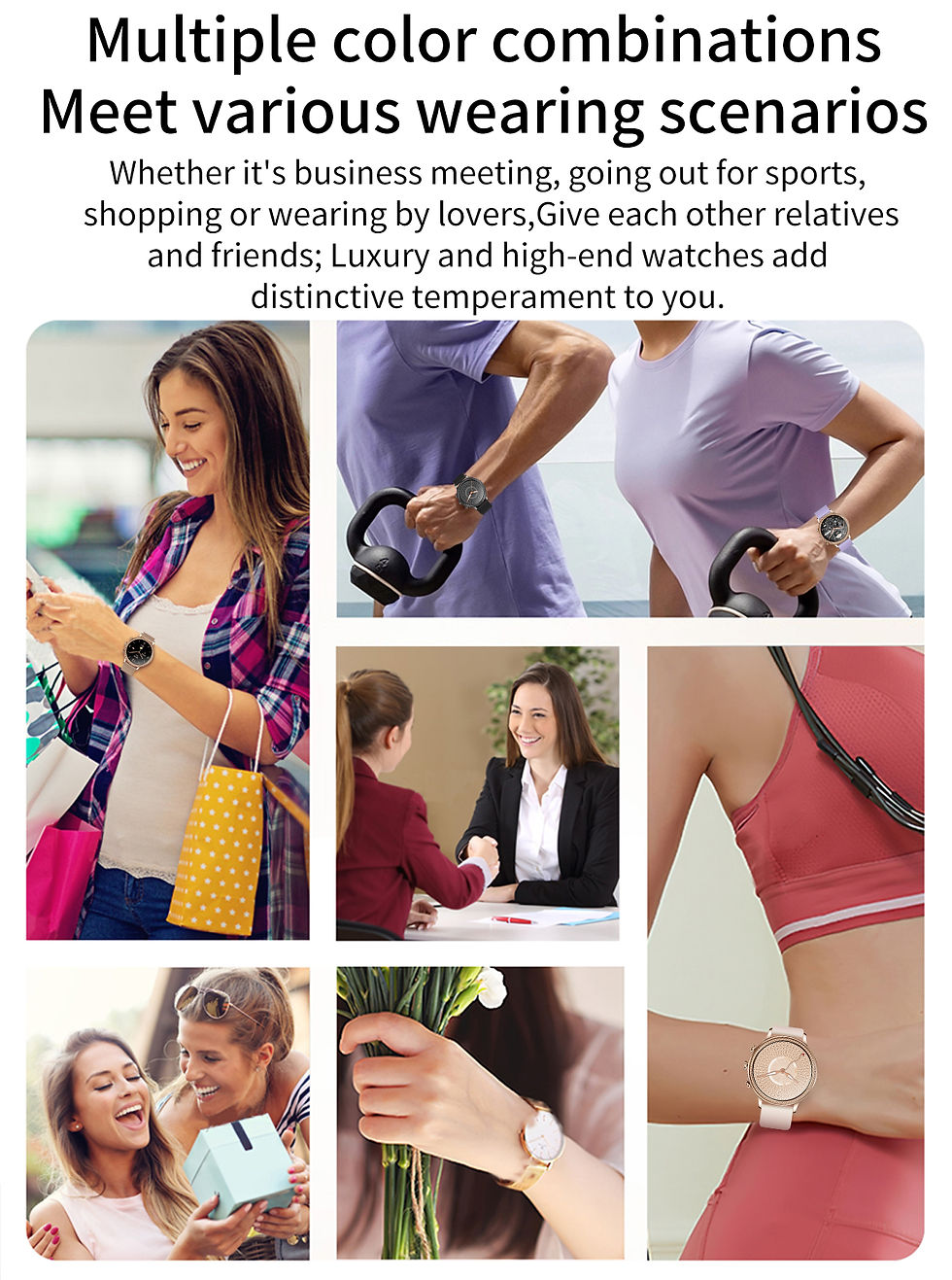 Thumbnail: fashion smart watch round LCD display