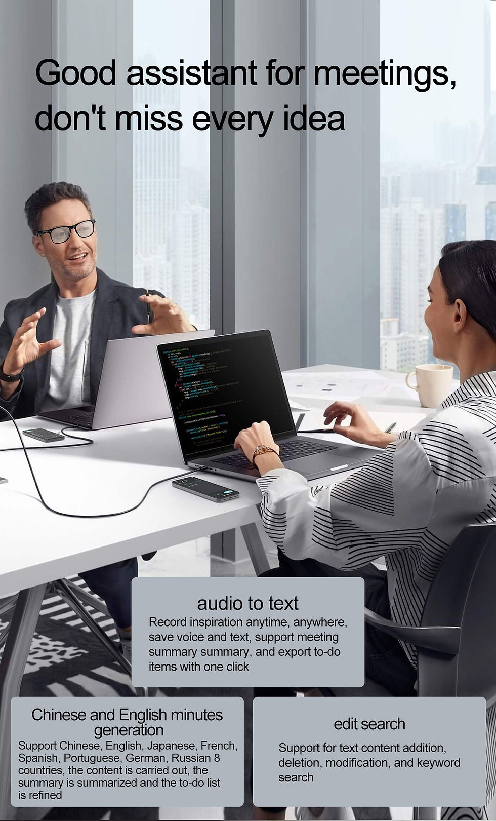 Thumbnail: AI Smart Glasses TG-W100
