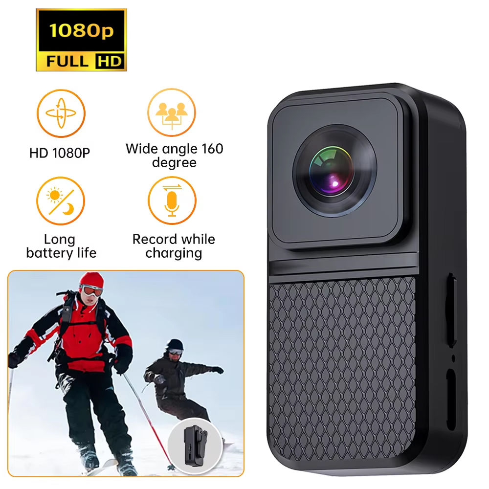 Action Camera 160° Wide-Angle Outdoor Sports Camera Cycling And Mountaineering 