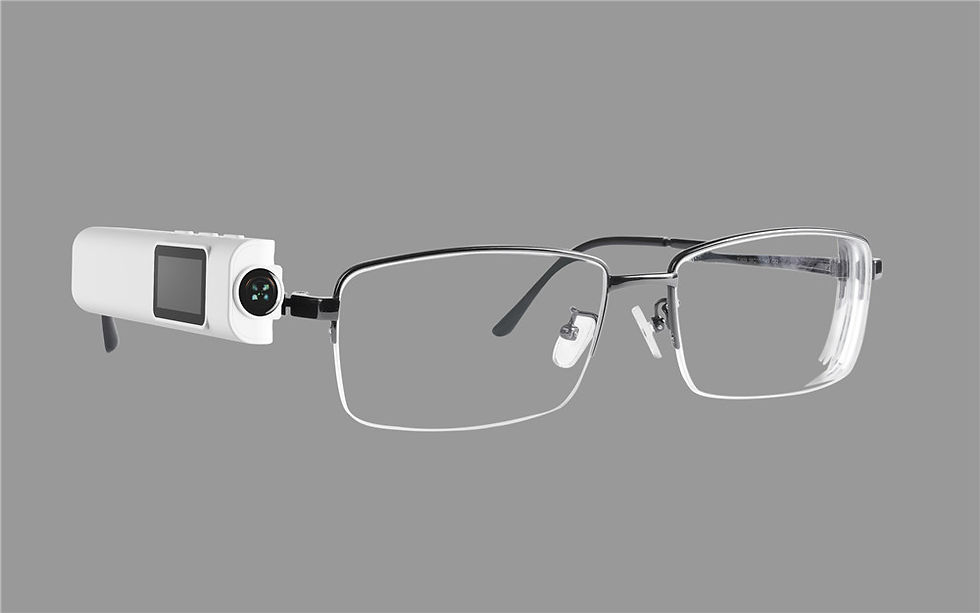 Miniatura: 2025 2.7K HD FPV Glasses Camera Wearable WiFi Video Camcorder 110°Wide Angle Le