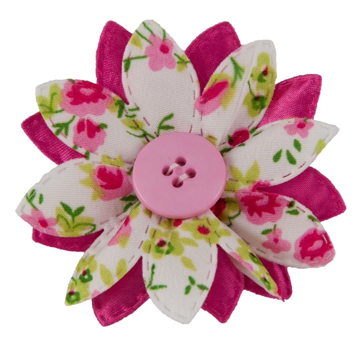 Flor Graciosa com Botão Carol Art Ref. 5346 pct c/ 1