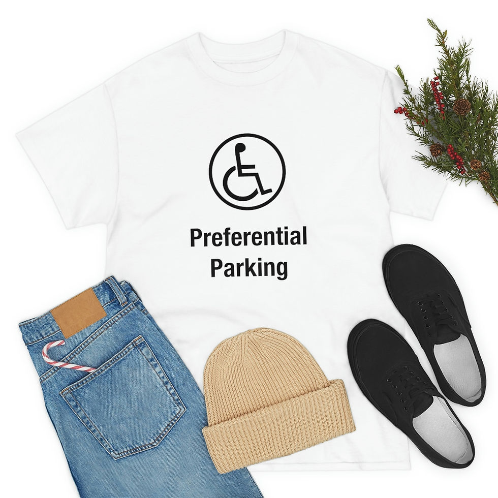 Thumbnail: Preferential Parking - Unisex Heavy Cotton Tee