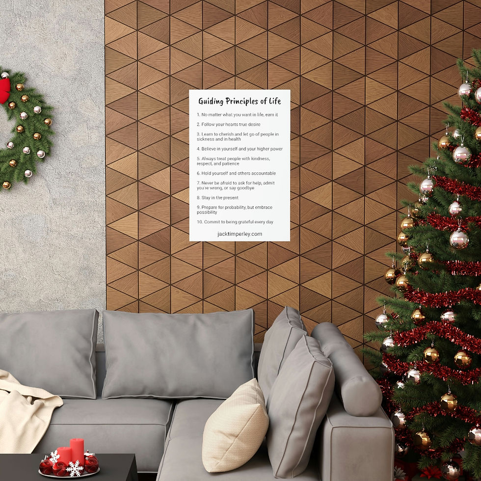 Thumbnail: Guiding Principles of Life Premium Matte Vertical Poster