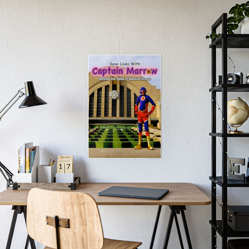 Thumbnail: "Save Lives With Captain Marrow" Gloss Poster