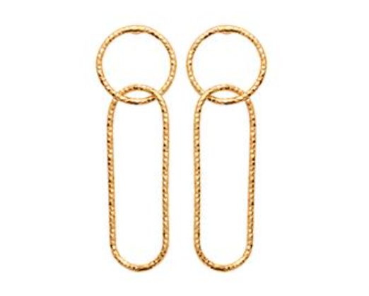 Boucles d'Oreilles Plaqué Or