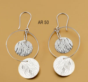 Boucles d'oreilles Argent Péruvienne