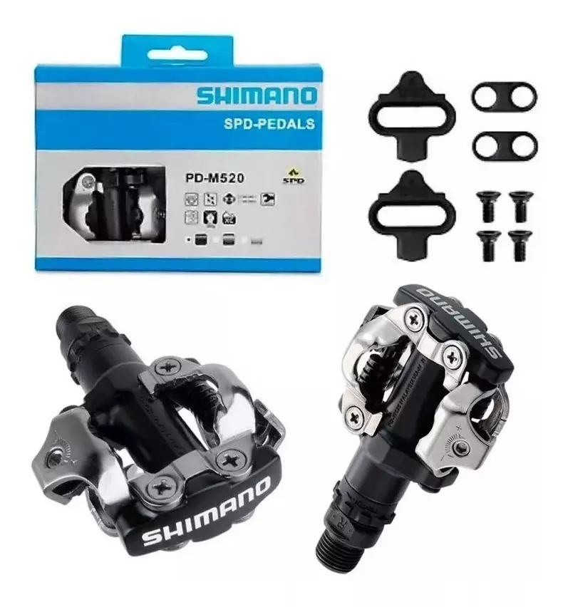 Pedal Shimano Clip Pd M520 Preto