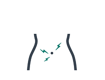 icon of stomach with distress