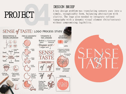 SENSE OF TASTE LOGO STUDY