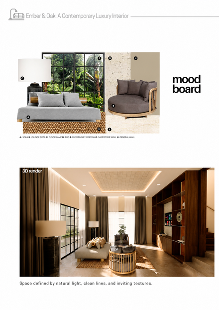 Ember & Oak: A Contemporary Luxury Interior Project
Living Room