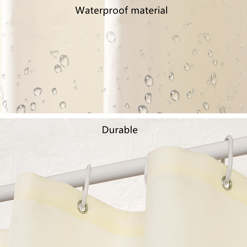 Each Nordic Shower Curtain is made of waterproof and durable material