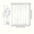 Each shower curtain measures 180cm/70.87inch x 180cm/70.87inch which is enough length coverage for a 177cm/70inch person