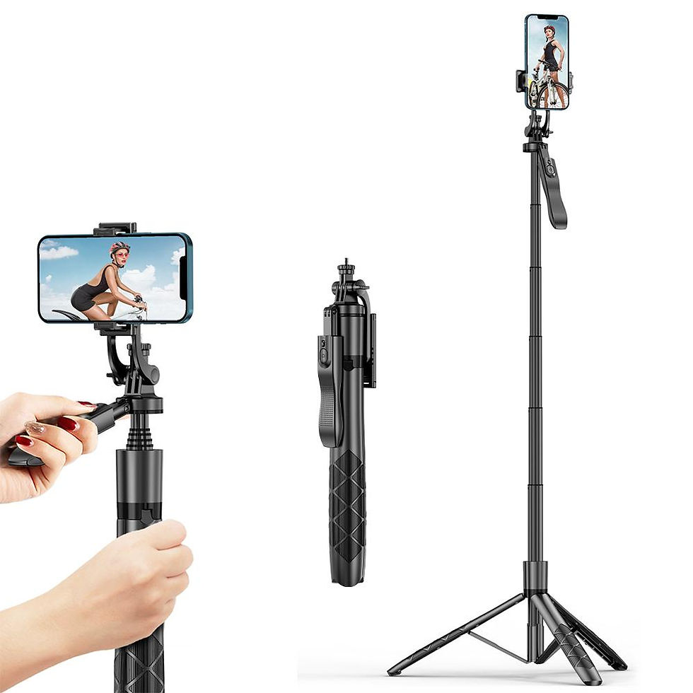 Wireless Selfie Stick Tripod 1.8m for iPhone & Android