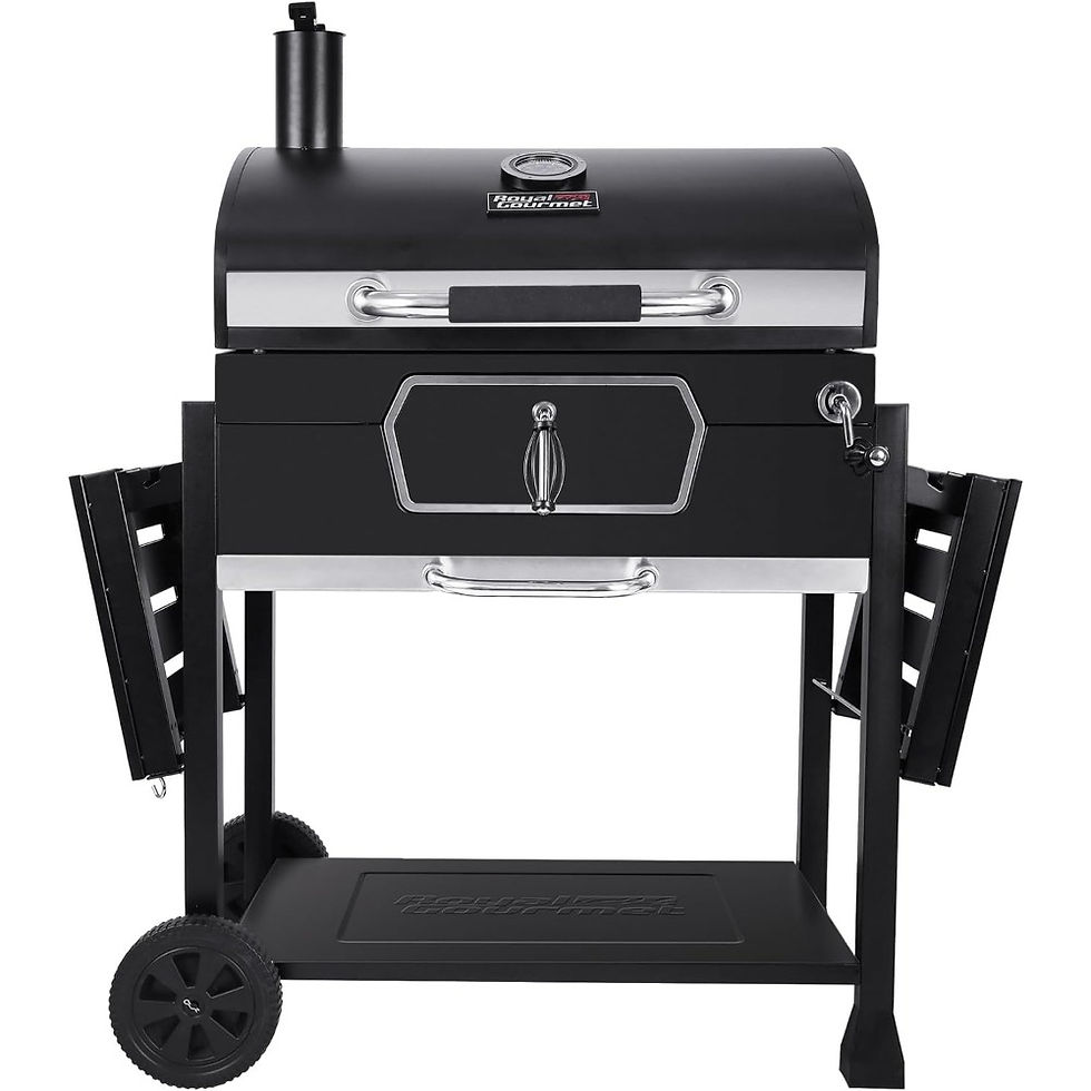 Royal Gourmet 30-Inch Charcoal BBQ Grill - Bring the authentic flavor of outdoor grilling to your backyard