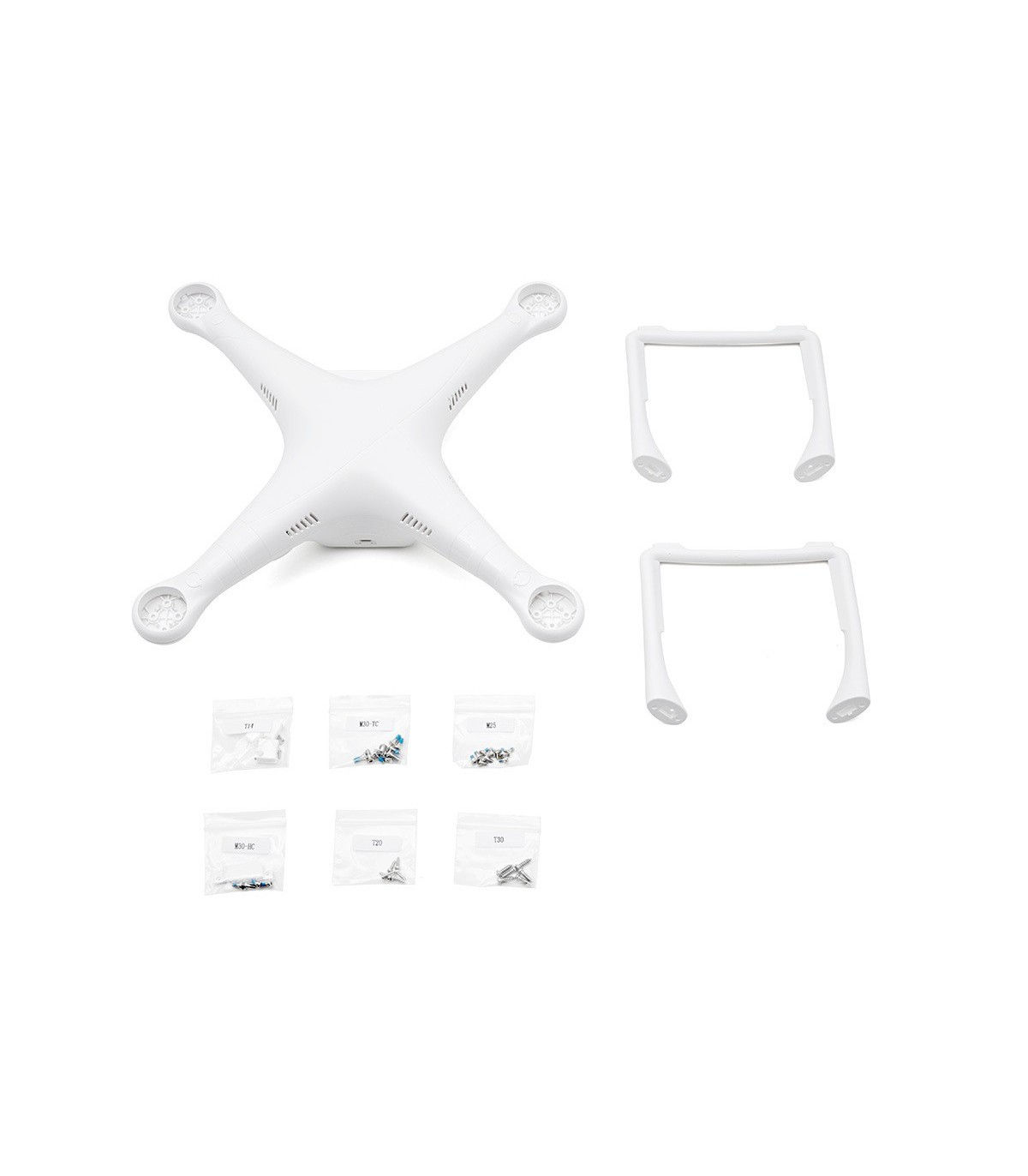 Shell para Phantom 3 Adv/Prof (Cubierta superior, inferior y tren de aterrizaje)