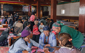 Women getting involved in Menstrual health training 