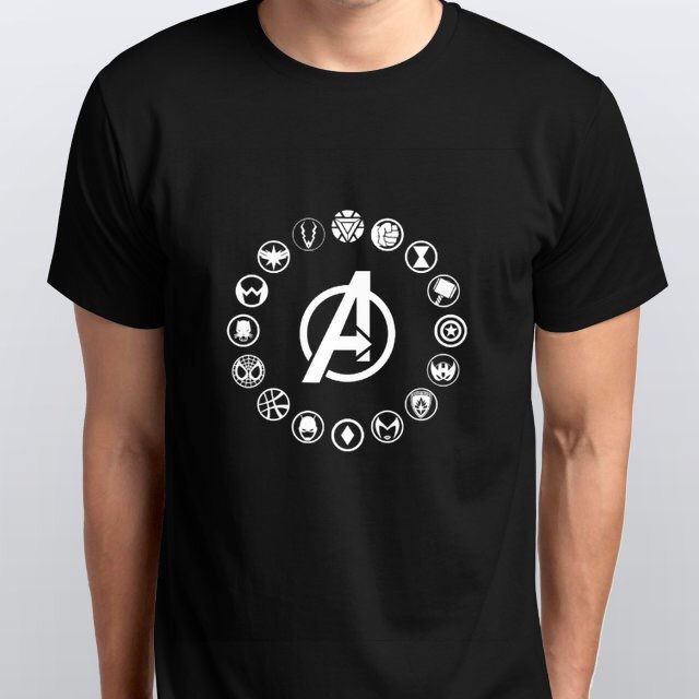 Thumbnail: Marvel Heroes Insignia T-Shirt