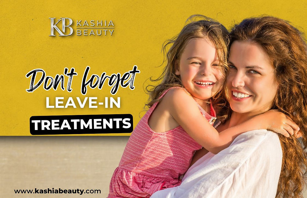 4. Don't forget leave-in treatments