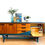 Thumbnail: Beautility Blue/Teal Walnut Sideboard, Cocktail Cabinet