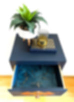 Thumbnail: Small Navy Blue Cocktail Cabinet