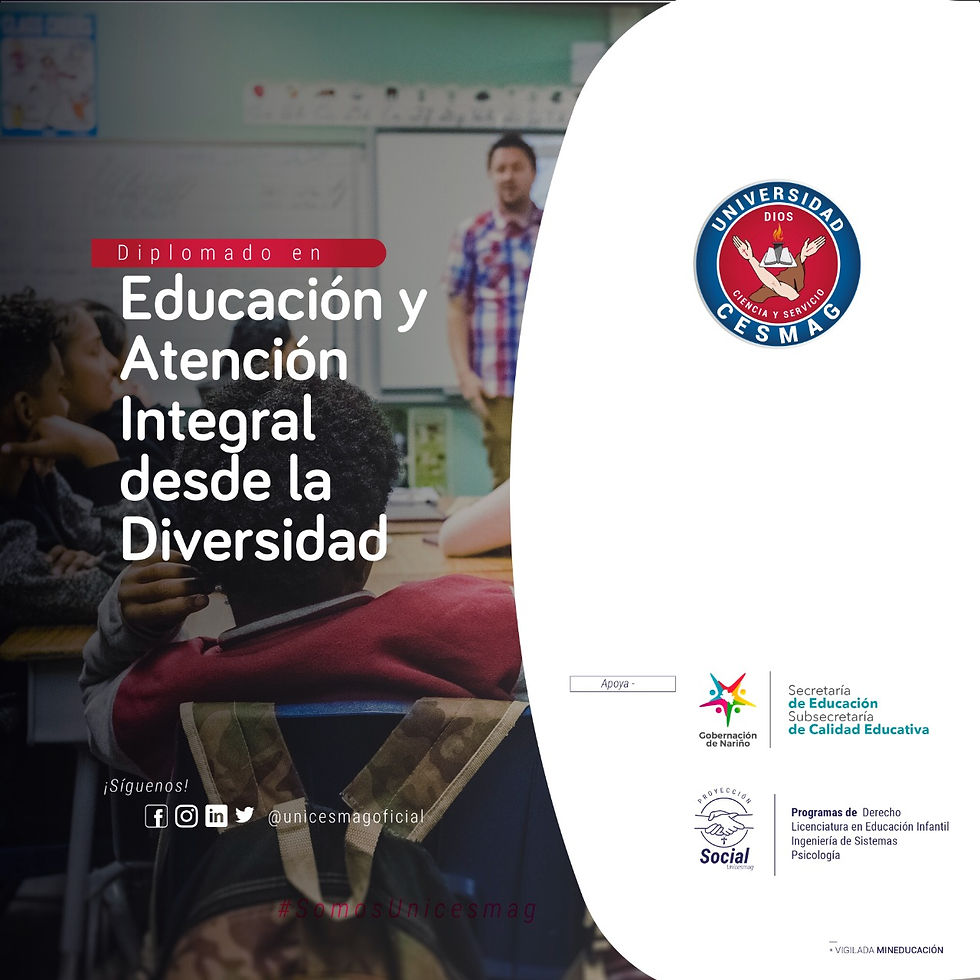 1. DIPLOMADO EN EDUCACIÓN Y ATENCIÓN INTEGRAL DESDE LA DIVERSIDAD