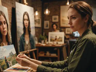 woman artist Amrapali magazine