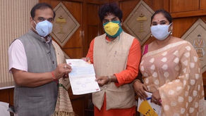 AMRAPALI'S CONTRIBUTION TOWARDS CHIEF MINISTER'S RELIEF FUND