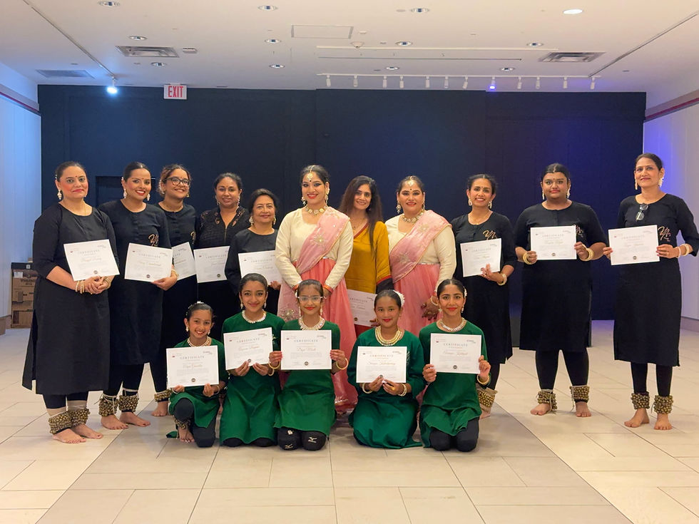 Students of Vivarta Arts during certification