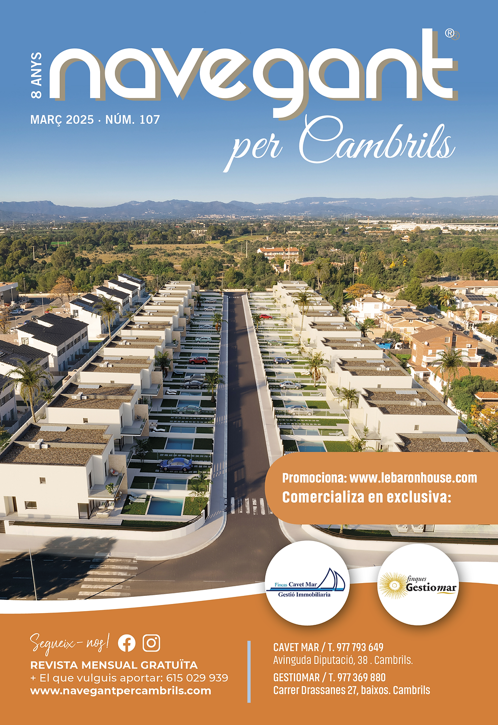 Navegant per Cambrils. Març 2025