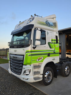 Truck signage with stone protection pukekohe