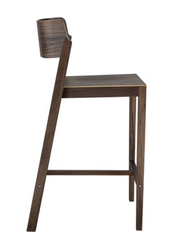 The 100 Counter Stool in walnut
