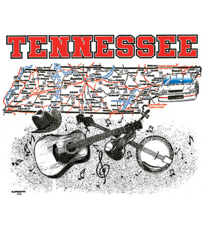Tennessee T-shirt Transfers 12pc