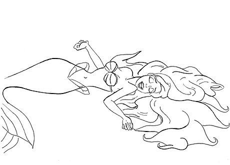 Walt Disney - colouring picture -The Litlle Mermaid
