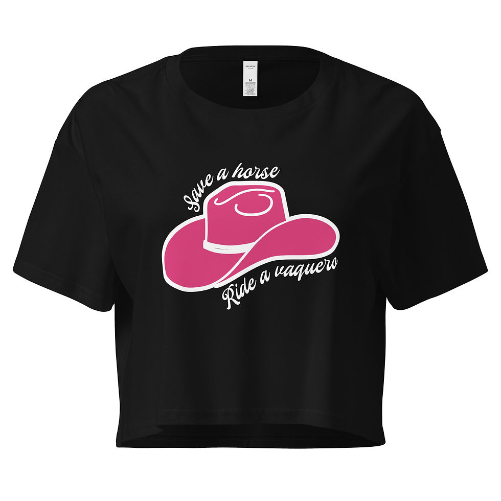 Thumbnail: Ride A Vaquero crop top