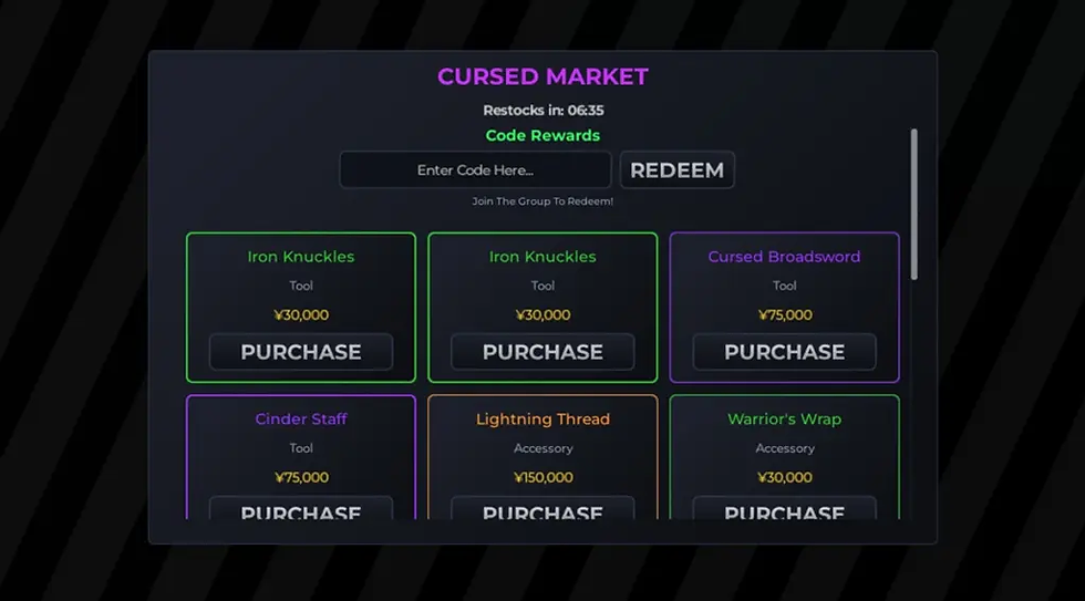 How to Redeem Jujutsu Kaisen Incremental Codes