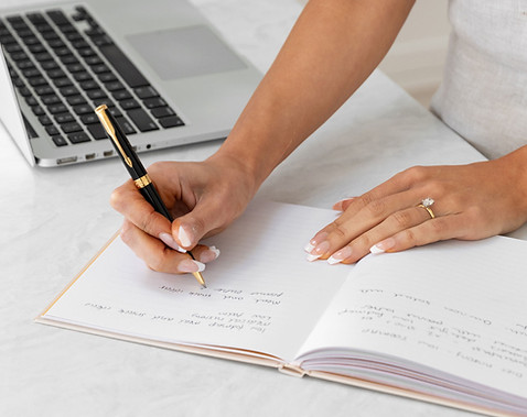girl writing
