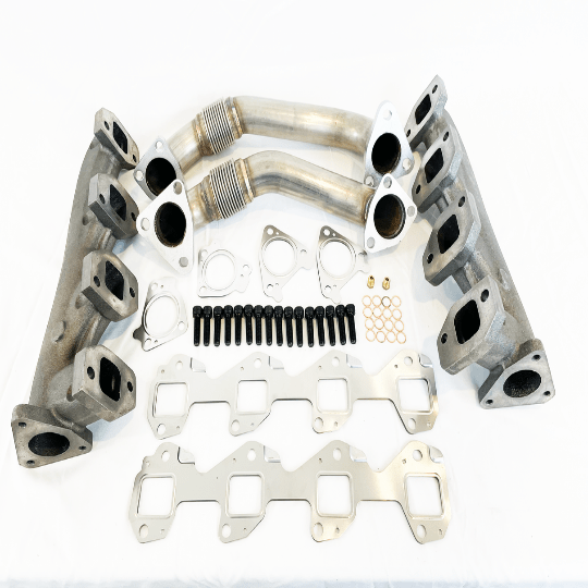 GM Duramax 6.6L Exhaust Manifold Kit w/ Up-Pipe