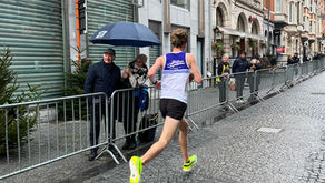 We liepen het sportieve jaar uit met de Eindejaarscorrida te Leuven: Pieter 3e op de 12km