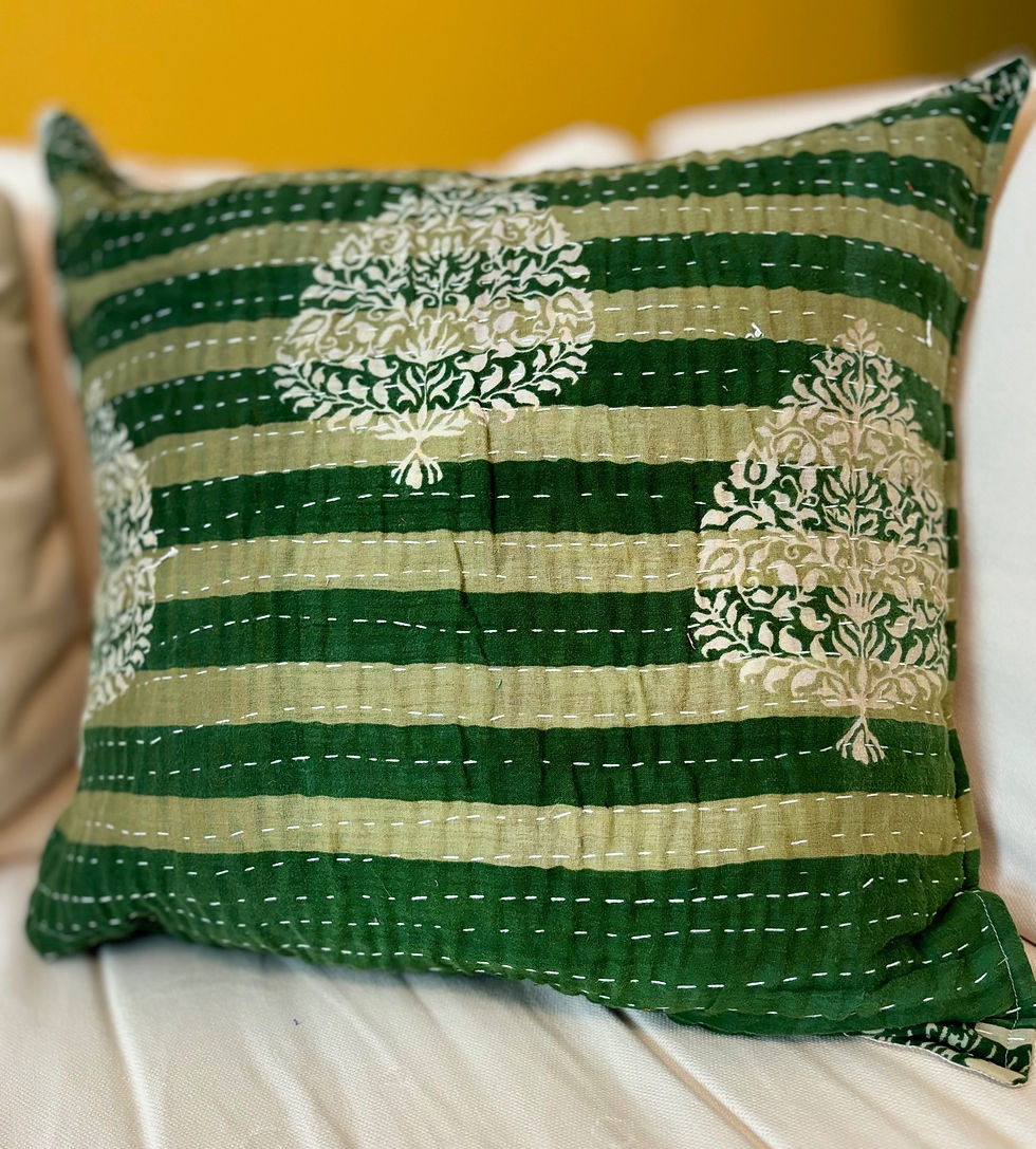 Thumbnail: Reversible Boho Throw Pillow by Create with Julie