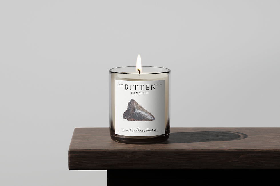 Thumbnail: Shark Tooth Candles by Bitten Candles