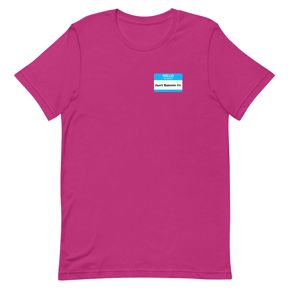 Thumbnail: Hello My Name Is Unisex Jersey Short Sleeve
