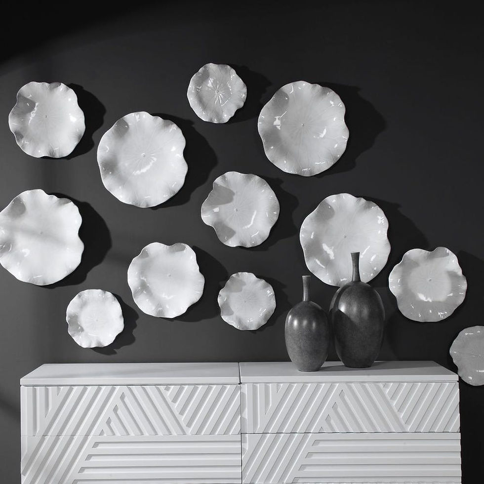 Thumbnail: Abella Ceramic Indoor-Outdoor Wall Decor