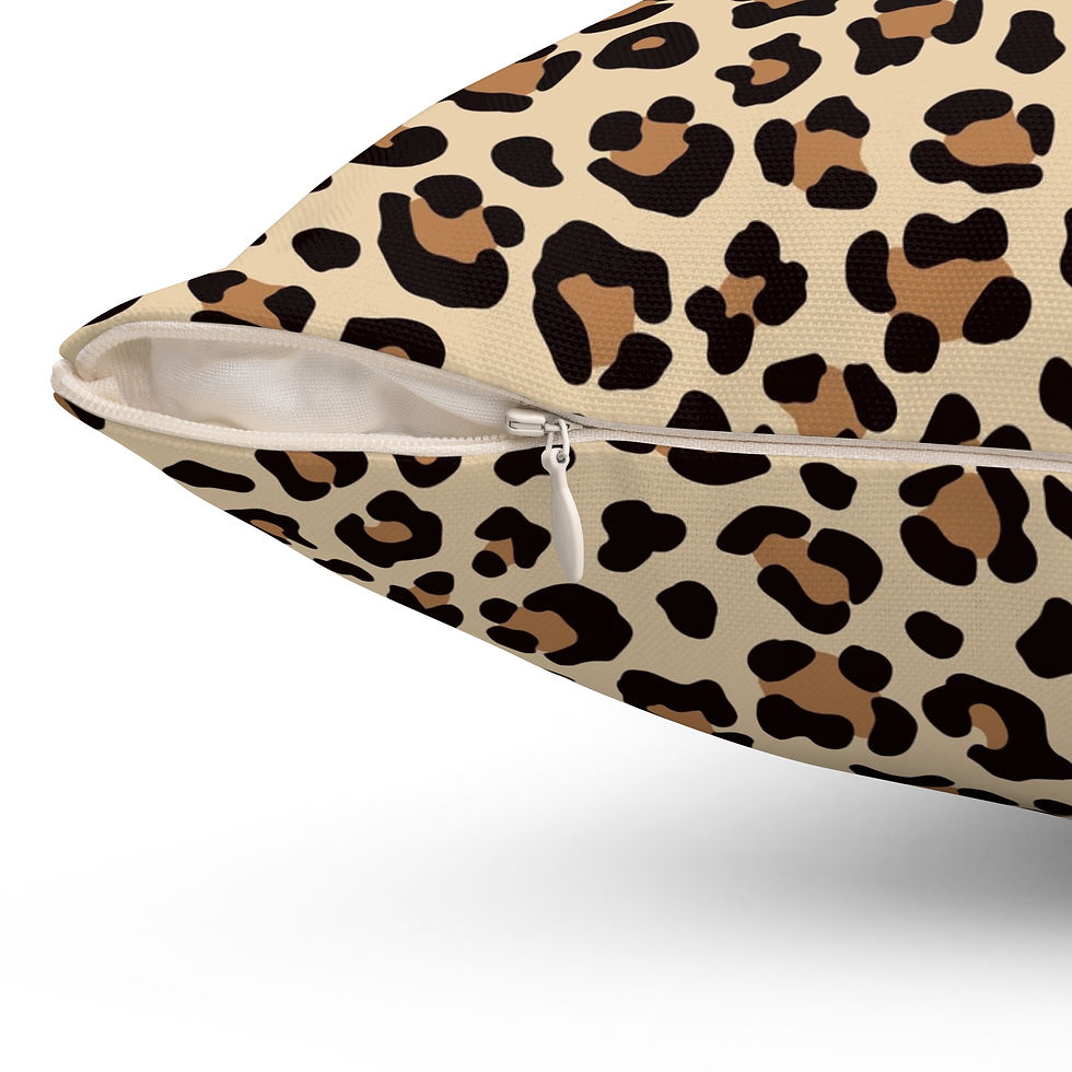 Thumbnail: Leopard Print Square Pillow