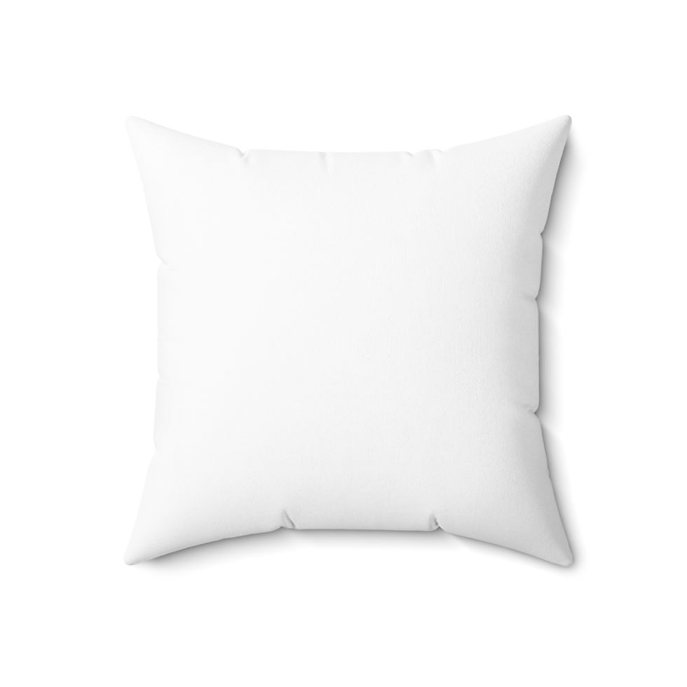 Thumbnail: Rainbow Cross White Square Pillow