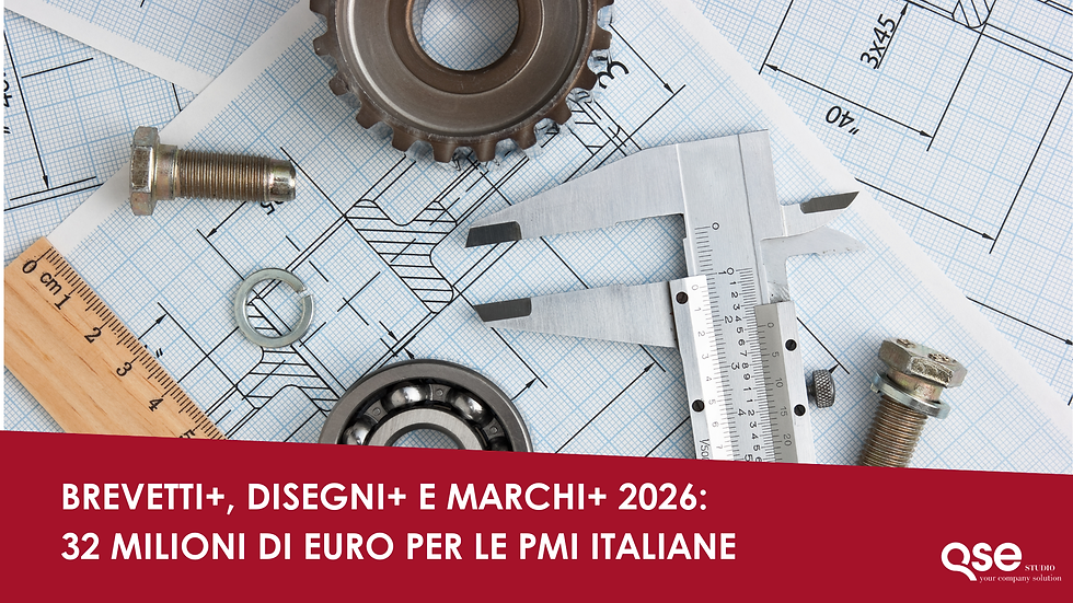 Proprietà industriale: al via i bandi Brevetti+, Disegni+ e Marchi+ 2026: 32 milioni di euro per le PMI italiane