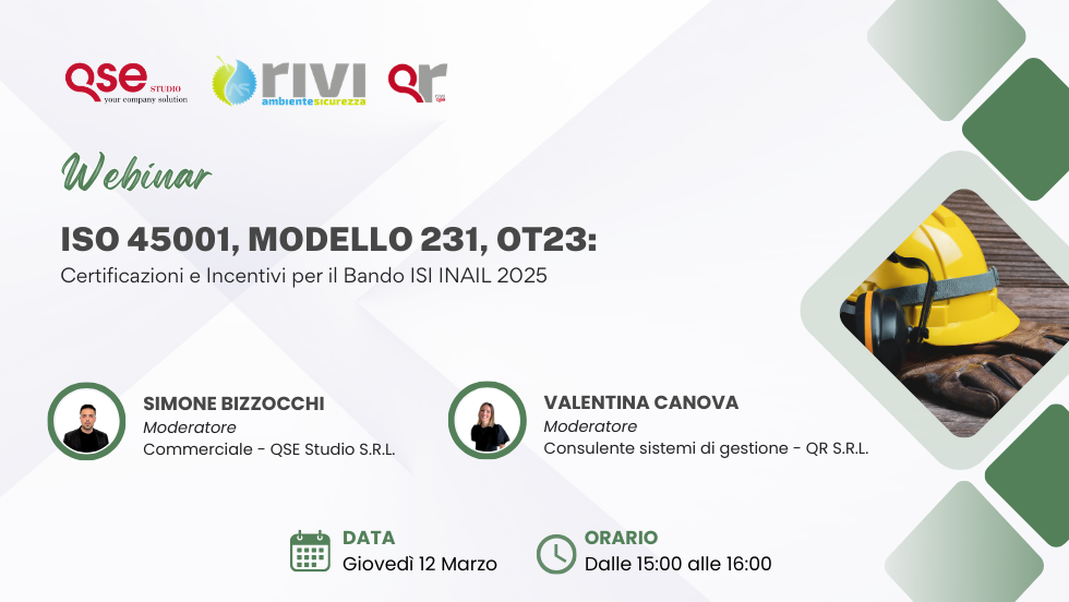 WEBINAR Bando ISI INAIL 2025