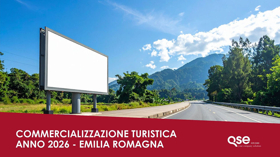 EMILIA ROMAGNA - Commercializzazione turistica per l'anno 2026