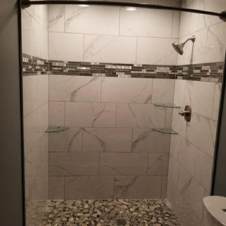 tile shower