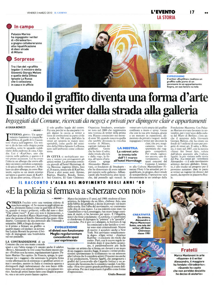 Il Giorno 5-03-2010